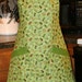 Apron Full Bib Reversible Vintage Shoes