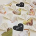 Wedding Song lyric art collage - custom wedding gift , song lyrics with photo 3d paper heart frame , unique wedding gift idea.