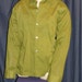 Vintage Mens Long Sleeve Green Button Up Dress Shirt