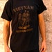 vintage 70s 80s VIETNAM remembered APOCALYPSE now black tshirt