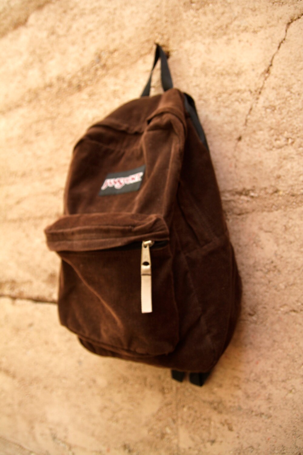 90s rare JANSPORT brown CORDUROY vintage BACKPACK by ZiaVintage