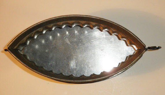 Vintage Pâté en Croûte 3 Part Hinged Tinned Steel Mold Made In