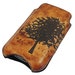 Slim Cell Phone Leather Sleeve - Autumn Tree