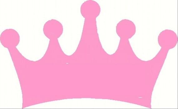 Download DIY Princess Crown Applique Template