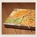 reclaimed map coasters / custom square