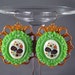 Kitschy and Fun Vintage Hedgehog Dangle Earrings