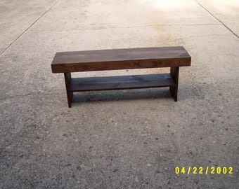 Wooden Bench, Bench, Coffee Table, Dining Table, Entry Table, Wood Bench, Hallway Bench, Furniture, TV Stand, 48"