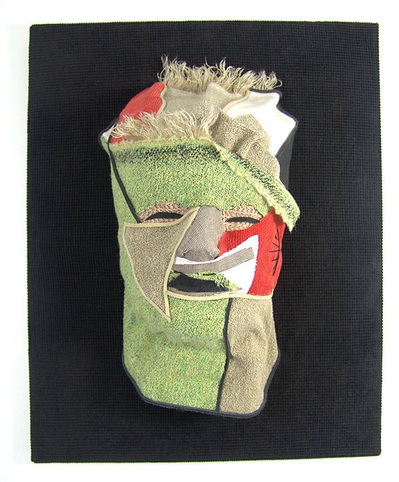 Items similar to Modern Abstract Mask Face Wall Art Sculpture on Etsy