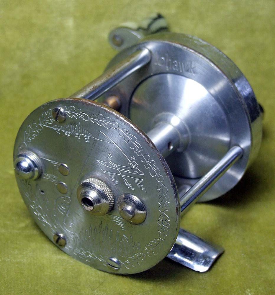 Vintage Mohawk Fishing Reel Beautifully Engraved Fishing