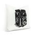 SALES 50% OFF - Antique camera pillow case - Industrial decor - Photographer gift - 16x16 decorative throw pillow cover - Retro camera print