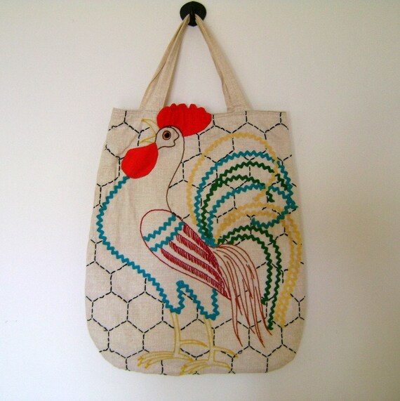Vintage Rooster Bag