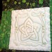 Irish mini quilt celtic knot pot holder - FREE SHIPPING ANYWHERE