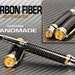 Handmade Carbon Fiber Pen Rollerball gift for a man, perfect for the executive, or corporate gifts