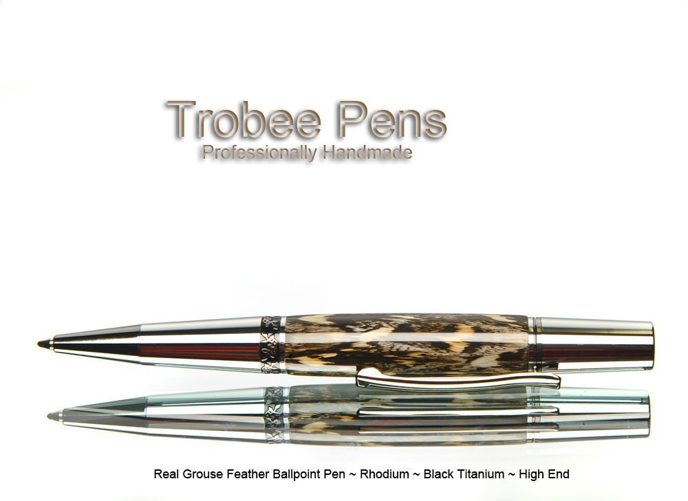 Professionally handcrafted pen High end ballpoint by TrobeePens
