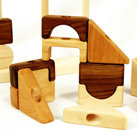 Items similar to Modular Stacking Block Puzzle, Large Set, educational