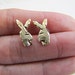 14k Gold Bunny Rabbit Earrings (Playboy)