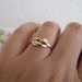 14k Gold Infinity Love Knot Ring (size 5.5)
