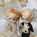 1930's Bisque Wedding Cake Toppers and Arch