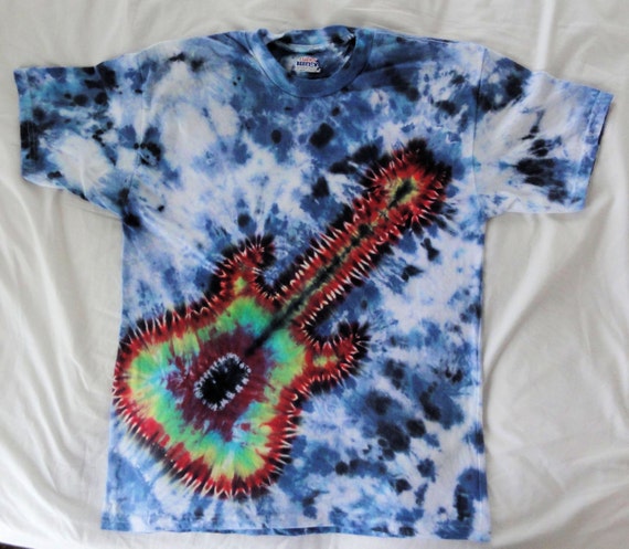 Items similar to Youth Electric Guitar Tie Dye Shirt on Etsy