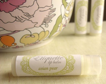 Asian Pear Lip Balm sweet fruity lip gloss