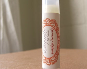 Pumpkin Cheesecake Lip Balm lip gloss lip butter, fall flavor lip balm