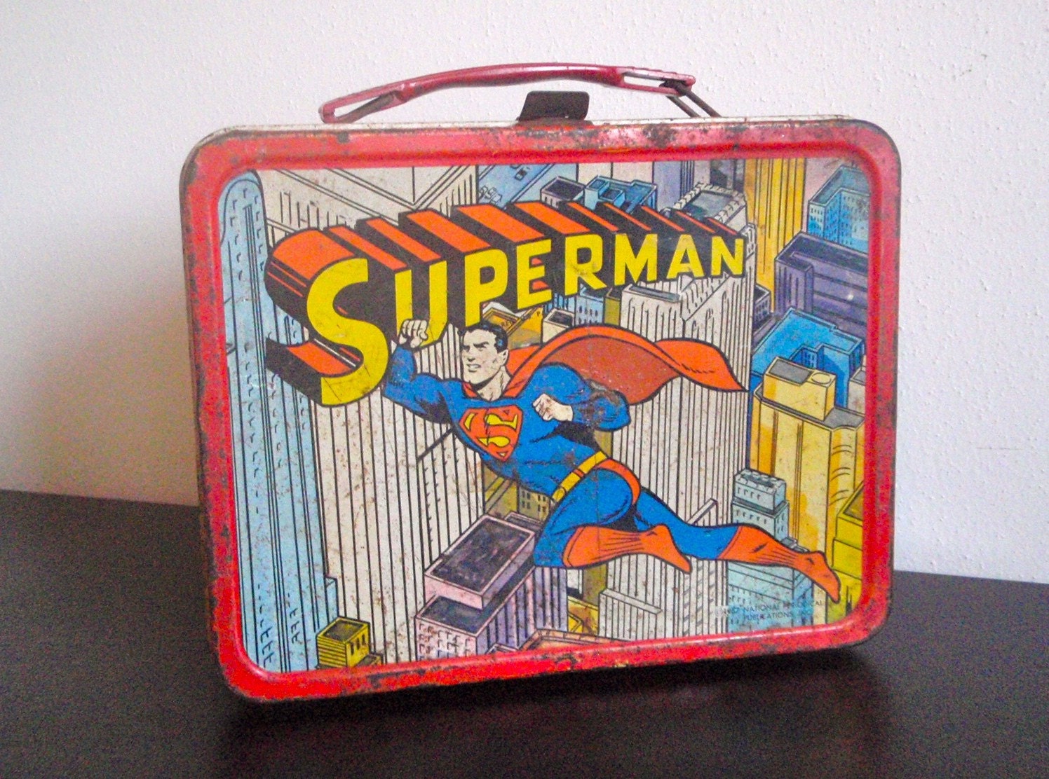 Retro Superman LunchBox VIntage by 1313Vintage on Etsy