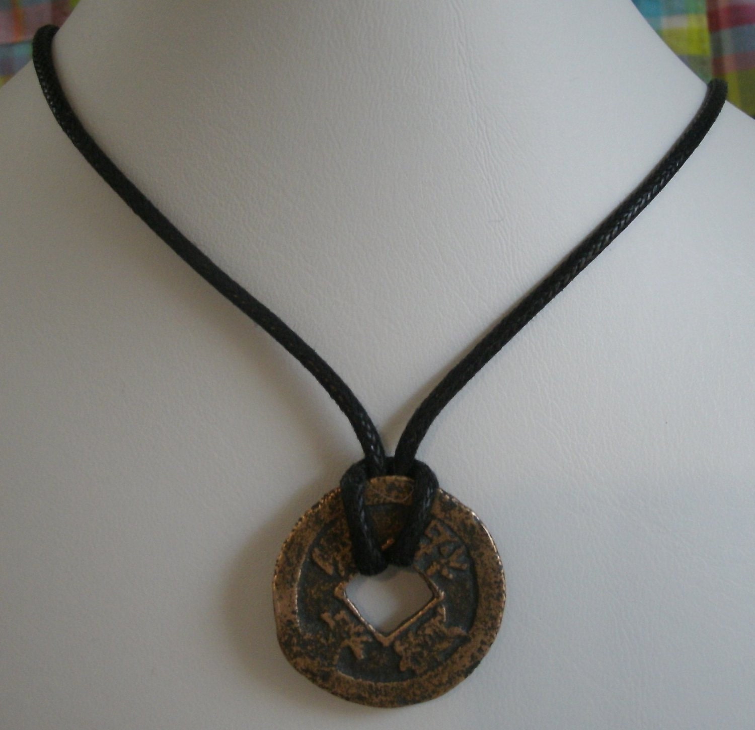 Song Dynasty Chinese Coin Necklace by PlaidCatCreations on Etsy