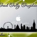 Macbook decal London skyline