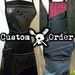 Custom Womens Apron - Goth - Punk - Steampunk - Made to Order