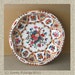 Vintage Daher White Red Pink Orange Green Floral Pattern Metal Dish Pattern 951942 From England