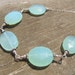 Chalcedony Necklace in Sterling Silver Peruvian Blue