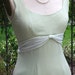 Vintage Inspired Silk Alternative Wedding Dress with Small Train