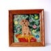 RESERVED vintage portrait pet painting: mighty finds