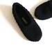 Crochet Slippers for Women in Black