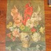 Vintage Tuco Picture Jigsaw Puzzle Vase of Flowers Gladiola Carnation Daisy