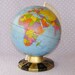 Tin Globe Vintage 1960s with Zodiac Symbols on Base