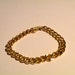 Vintage heavy CHain Bracelet gold tone