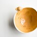 TWEET BOWL, small, orange and white ceramic dish, modern, minimalist and quirky pottery bowl, handmade in Ireland by karoArt ceramics