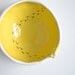 TWEET BOWL, bright yellow, large and deep, modern serving bowl, spring summer home decor by karoArt, Irish pottery
