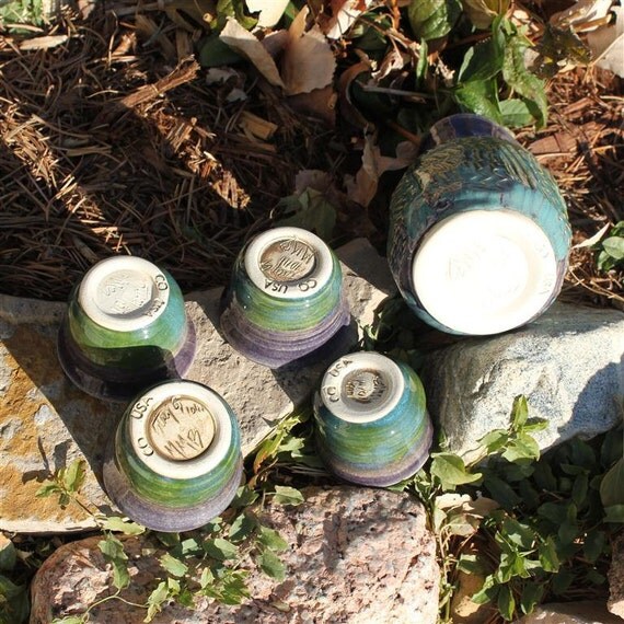 Sake Server with Four Cups