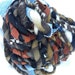 SALE-80% Off-Jacob Black Handspun Novelty Artyarn, OOAK, Breaking Dawn-Twilight Yarn, Werewolves- Native American, Guy Yarn, Western Yarn