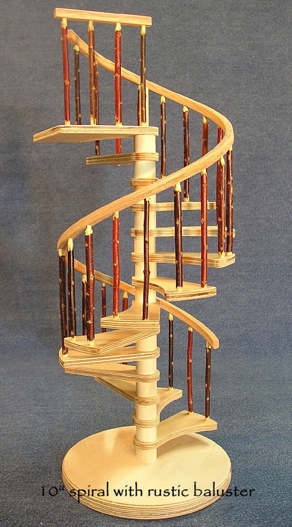 miniature spiral staircase kit