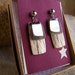Elk Antler Earrings - Western Elk Antler Pendant Earrings - Gifts Under 25 - Western Jewelry - Ready to Ship