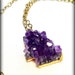 Royal Amethyst Necklace - Purple and Gold