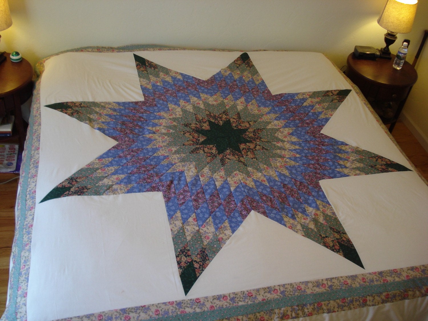 Mennonite Star of Bethlehem Quilt Top by MennoMamaCreations