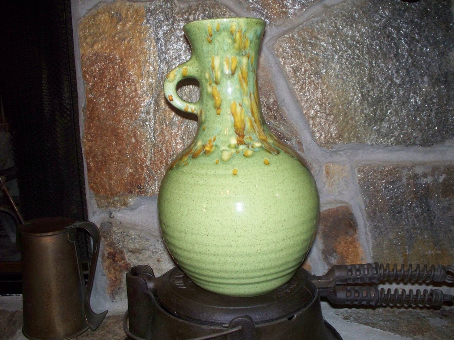 Pottery Water Jug Made by Cherokee Indians of Porum OK