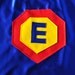 Superhero Cape Letter E