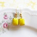 SALE- Classic Vintage Neon Stone Earrings