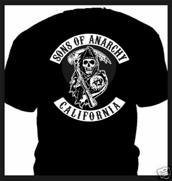 SOA Sons of Anarchy SAMCRO Rocker Tee T-Shirt by PJSanz on Etsy