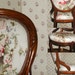 Gorgeous PAIR of Balloon Back Victorian Ladies Parlor or Side Chairs With Button and Channel-Tufting